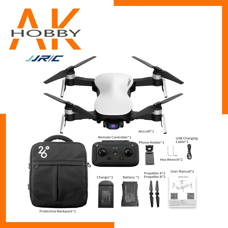 JJRC X12 Противоударная 3 оси однажды GPS беспилотные летательные аппараты с Wi Fi FPV 1080P