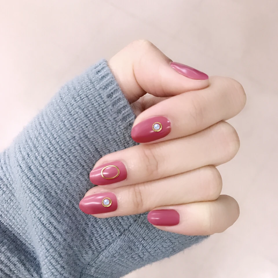 Новинка 24 штуки свадебная благородная круглая головка Алмазный маникюр 3D