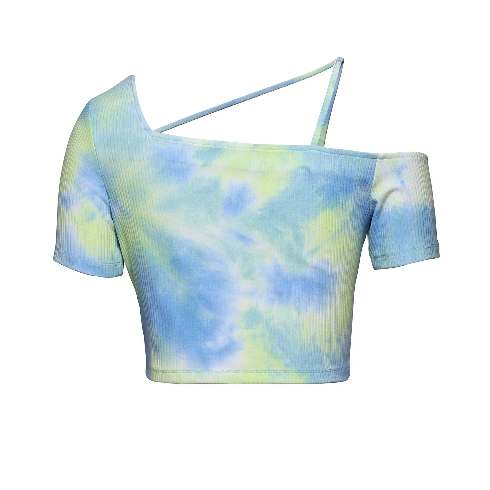 

2021 Women's Fashion Leisure Seamless Leggings Push Up Leggins Sport shorts Women Personalized Strap Tie Dyed Yoga Sports Top