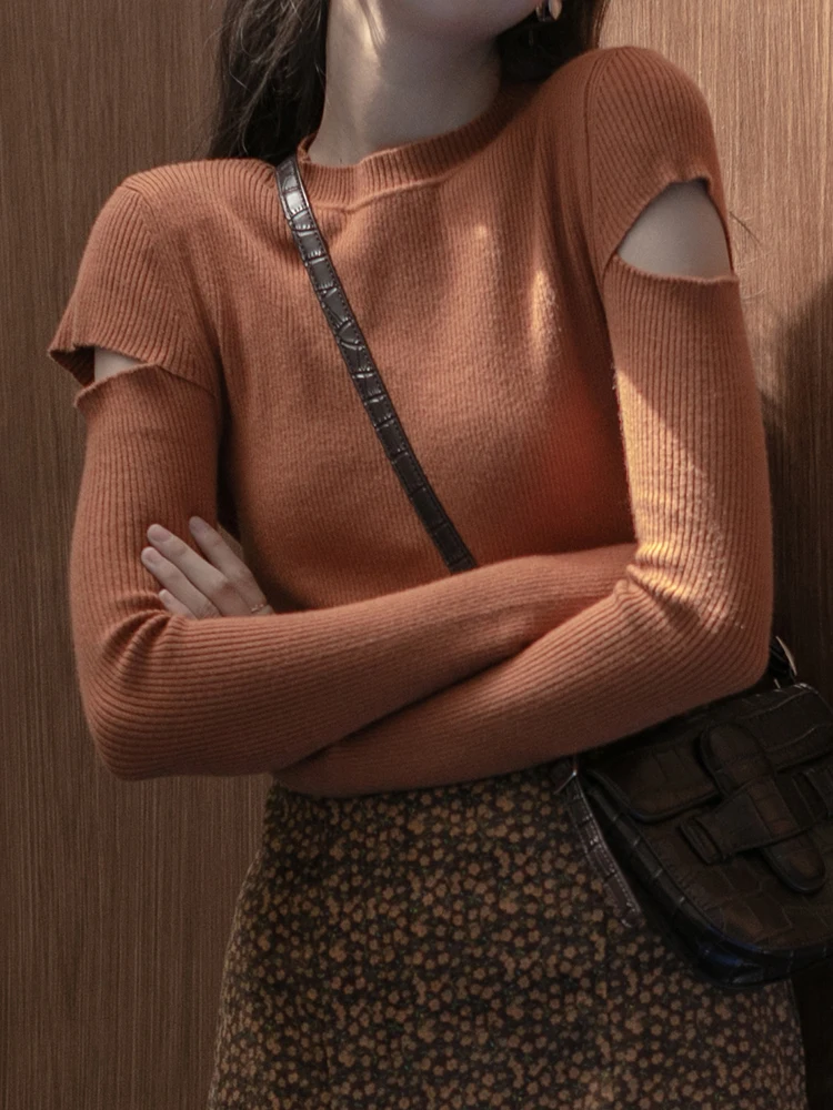 

Sweater Woman 2020 new autumn and winter long sleeves with a slim bottom blouse half turtleneck sweater XBA215-XBA220