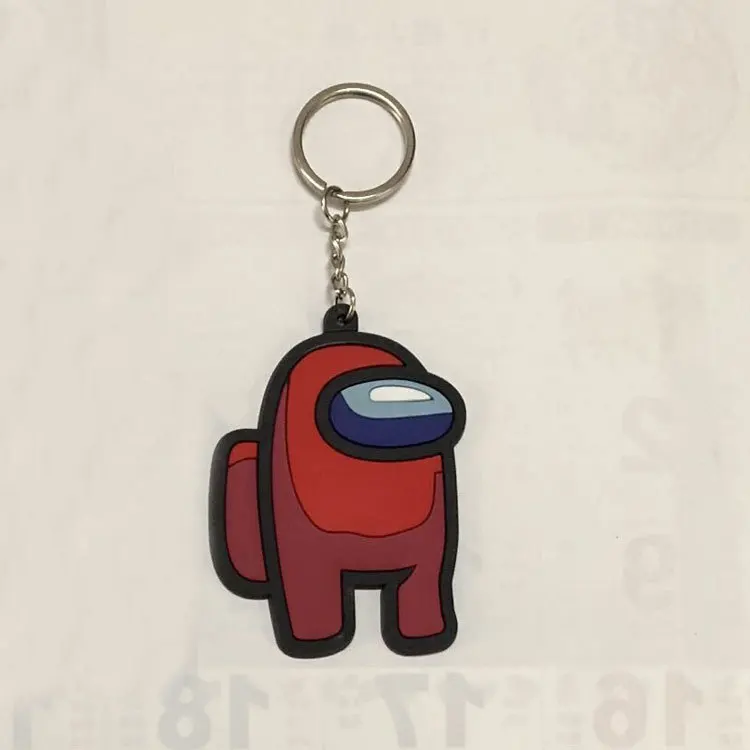 

1pc Games New Among Us Keychain Child New Year Gift Key Chain For Car Key Decoration Cartoon Toys Keyring