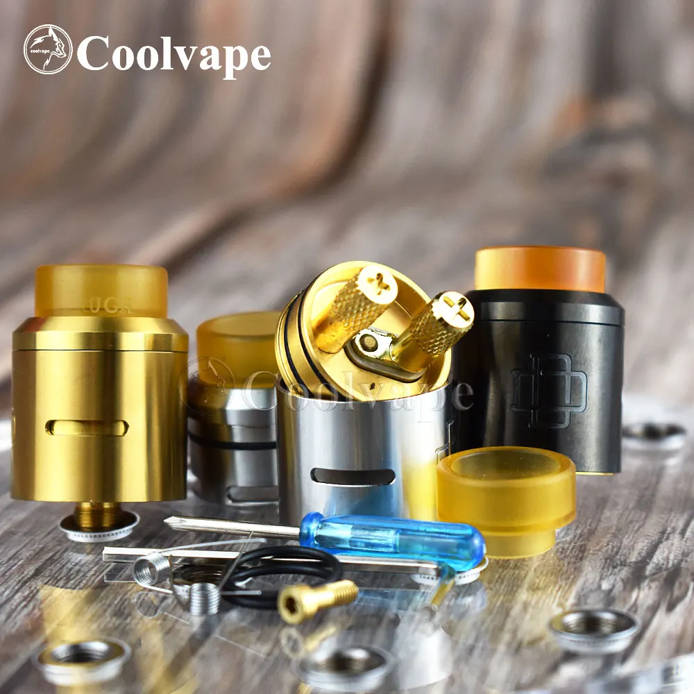 coolvape Apocalypse RDA 24mm Adjustable with pin BF Vaporizer Airflow Control Rebuilding tank vs goon v1.5 rda | Электроника