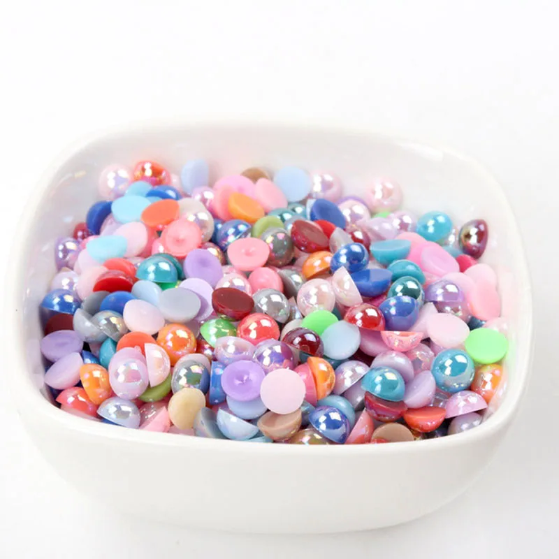 Полукруглая акриловая искусственная Фотосумка AB искусство ногтей украшение для