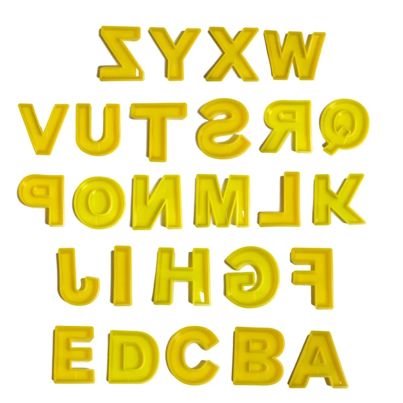 

DIY Alphabet Letters Ornaments Epoxy Resin Mold Home Decorations Silicone Mould