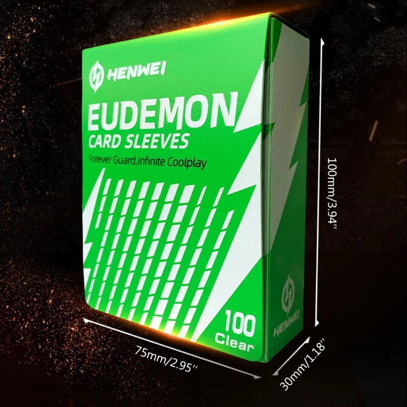 

100pcs Colorful Card Sleeves Magic Board Game Trading Cards Protector Cards Box