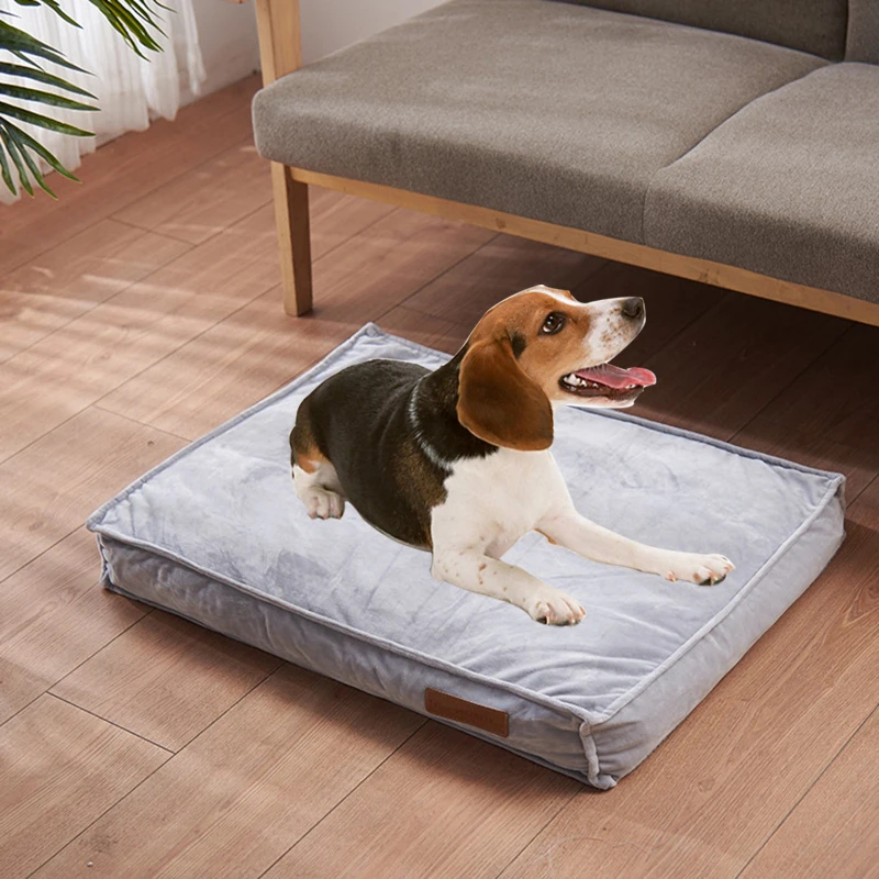 

All Seasons Comfy Calming Medium Pet Bed Sofa Big Fluffy Cushion Luxury Dog Kennel Bedding Memory Foam Cat Bed House Supplies