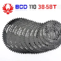 goldix 1105 bcd 110bcd road bike narrow width chainring 38t 58t bike chainring forshimano sram bicycle crank accessories