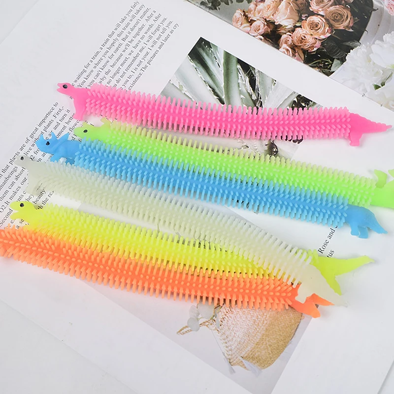 

3Pcs/Set Worm Noodle Stretch String TPR Rope Anti Stress Toys String Fidget Autism Vent Toys Decompression Toy Squishy Toy