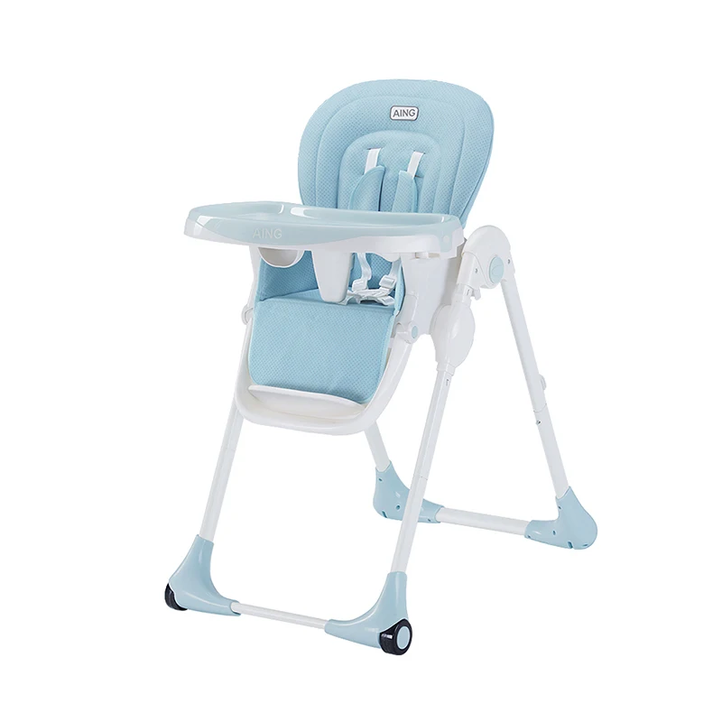 

Multifunction Baby High Chair for Feeding 3 Level-angle Adjustable Chaise Longue Food Grade PP Material Highchair with Seat Belt