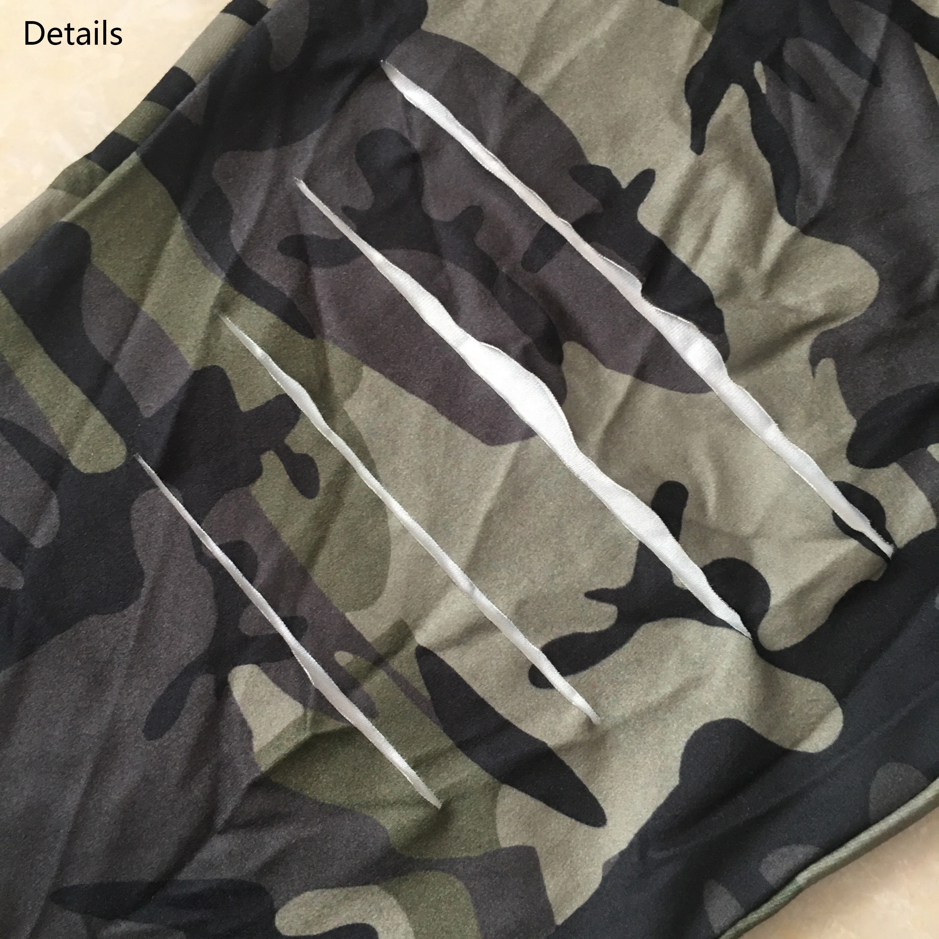 African 4xl 5xl Plus Size Camouflage Print Jumpsuits Full Sleeve Hole Bodycon Vintage Sexy Evening Night Club Cloth Rompers New