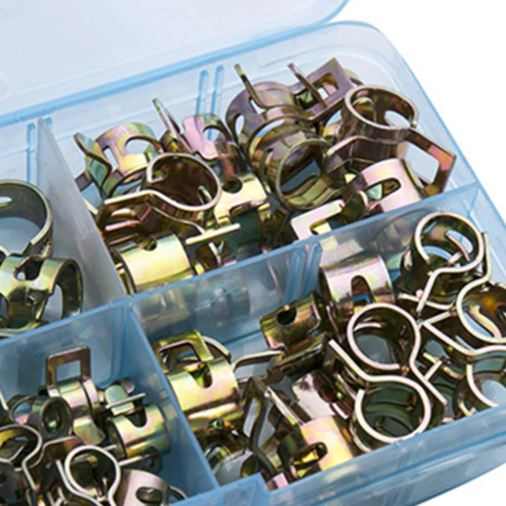 10 шт./компл. Пружинные зажимы для топливного шланга зажим силиконовой трубы