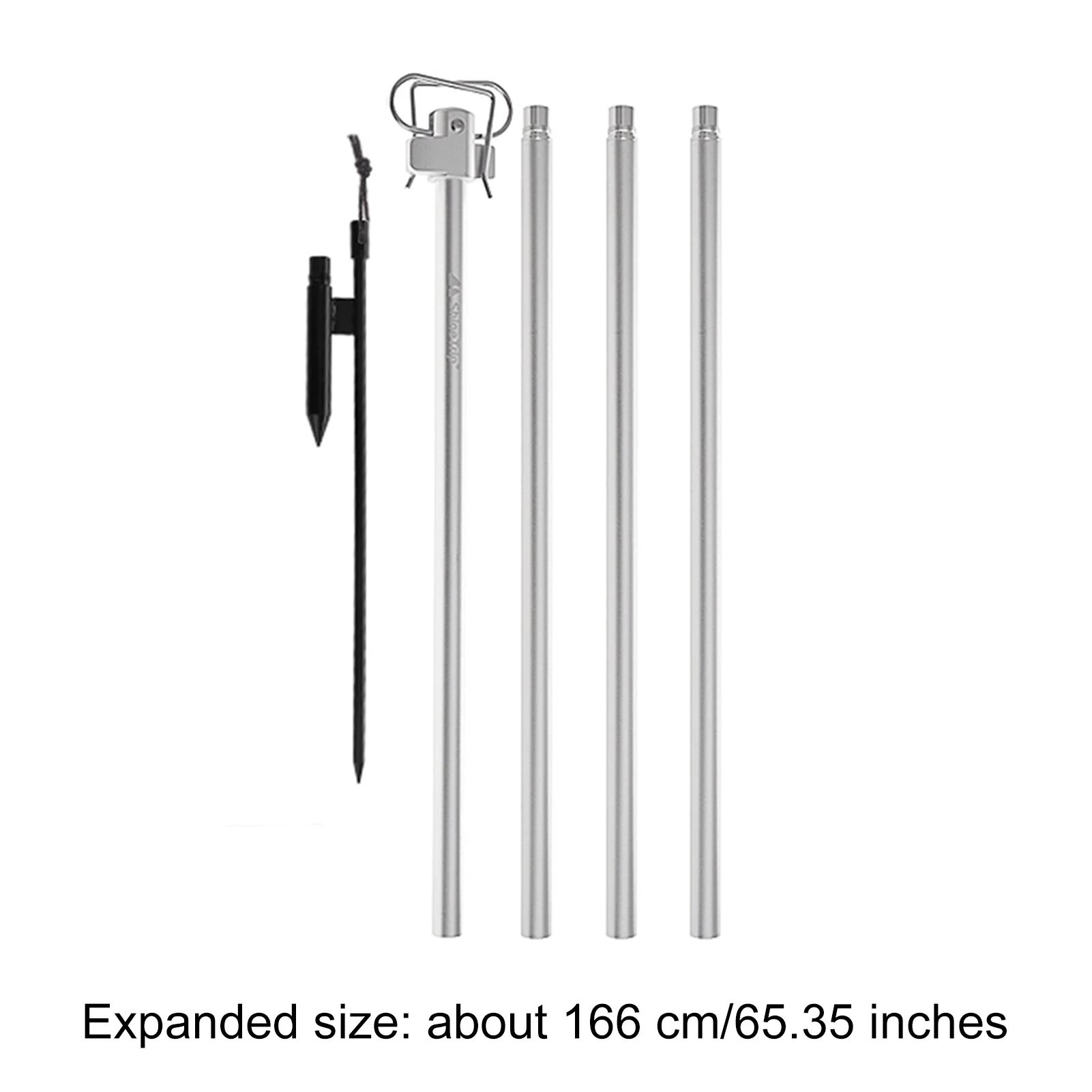 

Outdoor Camping Lamp Bracket Aluminum Alloy Portable Storage Hook Tent Hanging Light Holder Lantern Fixing Stand