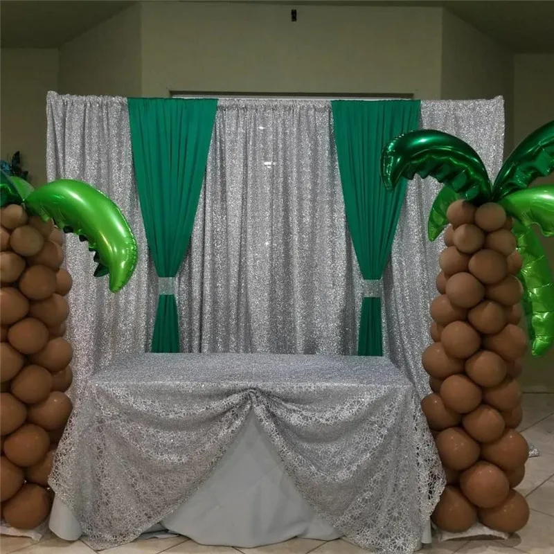 Недорогой Блестящий Свадебный фон занавеска с блестками настенный для фотобудки