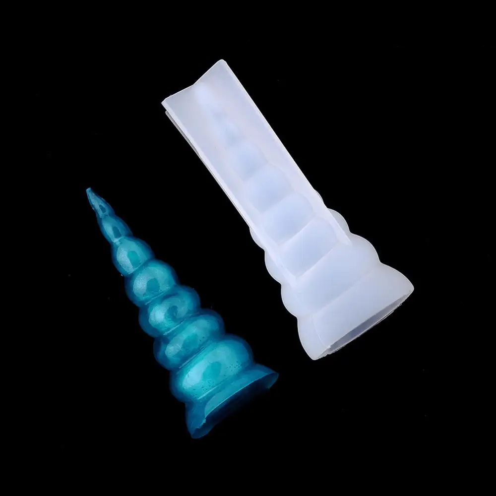 Силиконовая эпоксидная форма в виде рога единорога украшение 3D для рукоделия