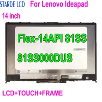 14 inch lcd for lenovo ideapad flex 14api 81ss 81ss000dus led lcd display touch screen digitizer assembly frame 1920x1080 fhd