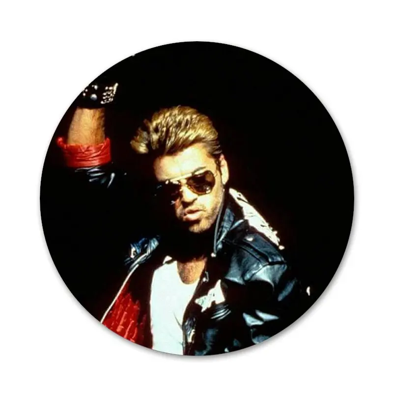 Значки Джордж Майкл 58 мм значки металлические для телефона |