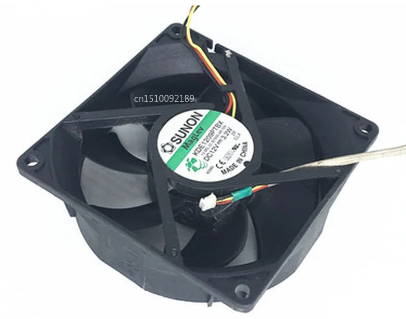 

Original KDE1209PTBX DC12V 3.2W AR. GN 90*90*25MM 9CM Alarm Signal Projector cooling fan