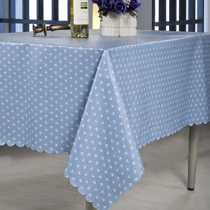 

Plastic PVC Tablecloth Color Pink Wedding Birthday Party Table Cover Rectangle Desk Cloth Wipe Covers Waterproof Table Cloth