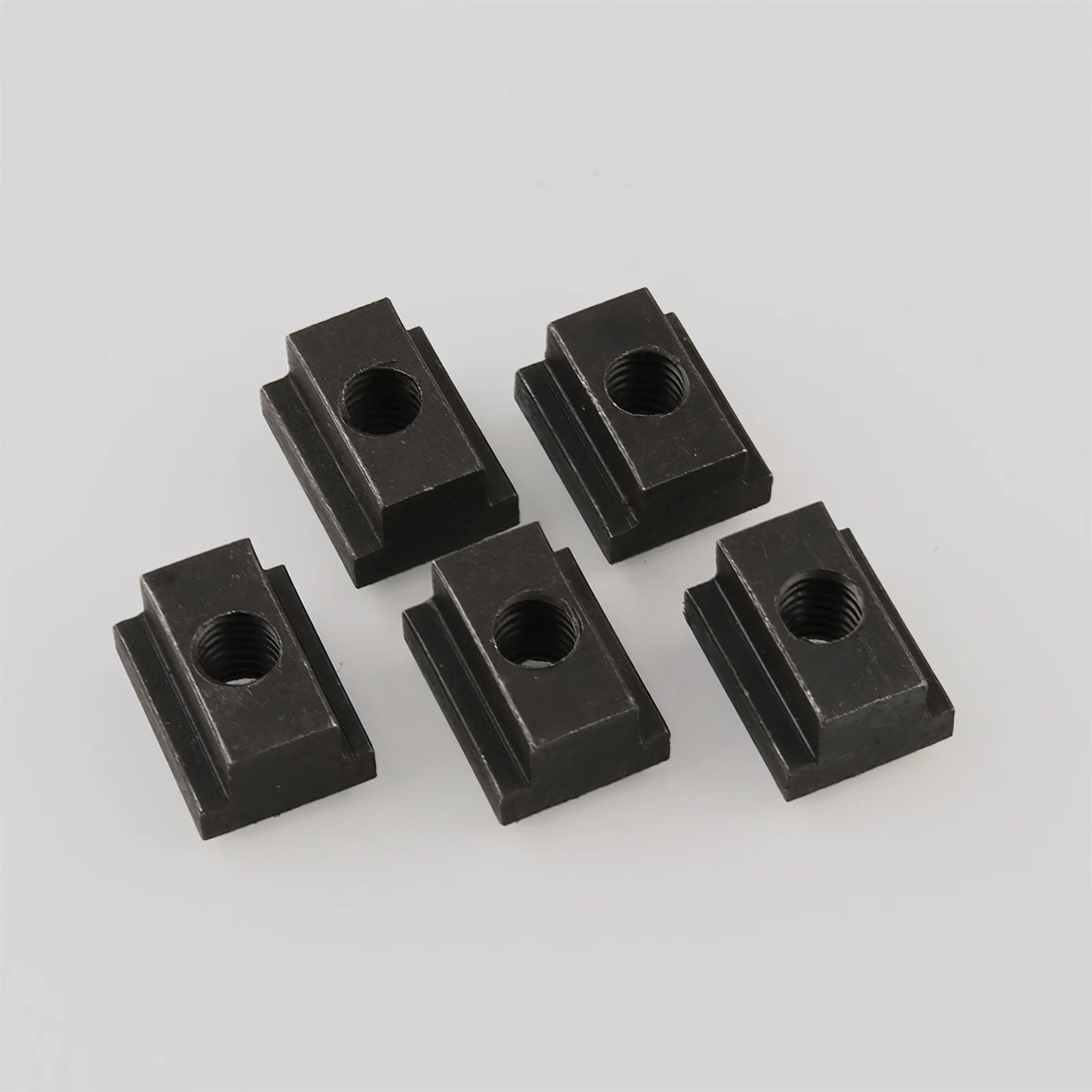 

5pcs Steel T-Slot Nut Stainless Auto Nut Iron Steel Nut T-Shaped Car Nut Set Hard Oxidized Nut for Outdoor Car Vehicle