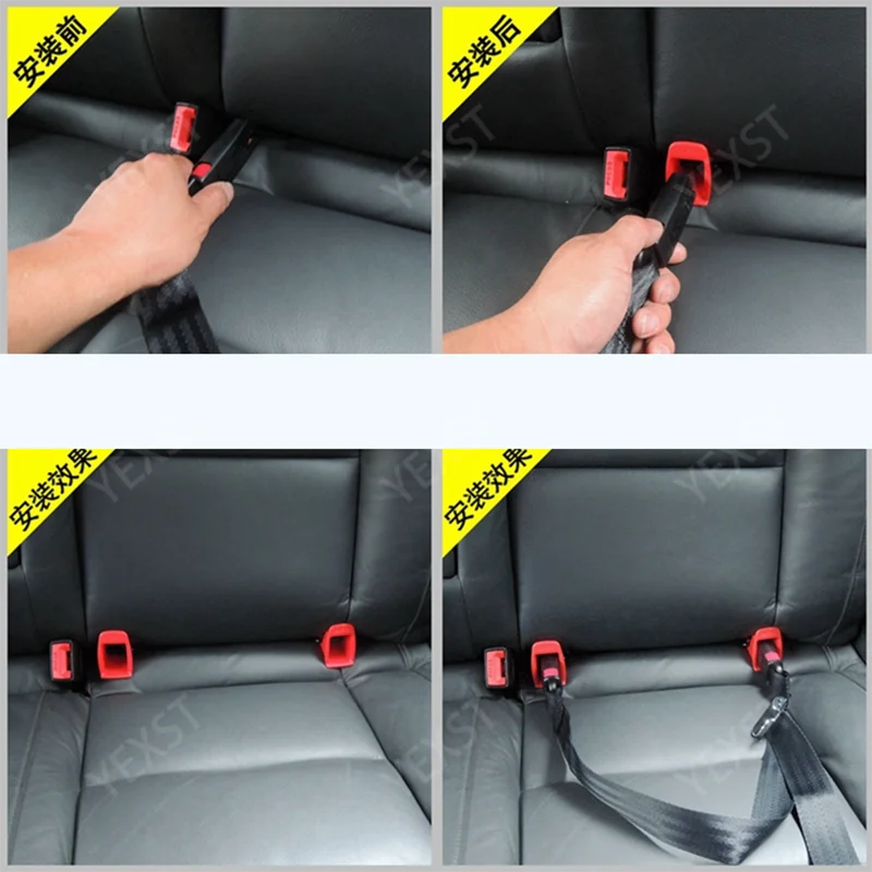 Universal ISOFIX Car Safety Seat Mount Bracket Child Seat Restraint Mounting Kit images - 6