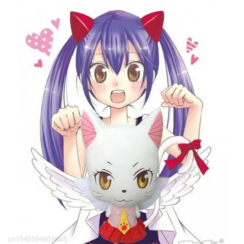 Дешево Плюшевая игрушка Карла в стиле мультфильма «Хвост Феи» Купить Плюшевая игрушка Карла в стиле мультфильма «Хвост Феи»