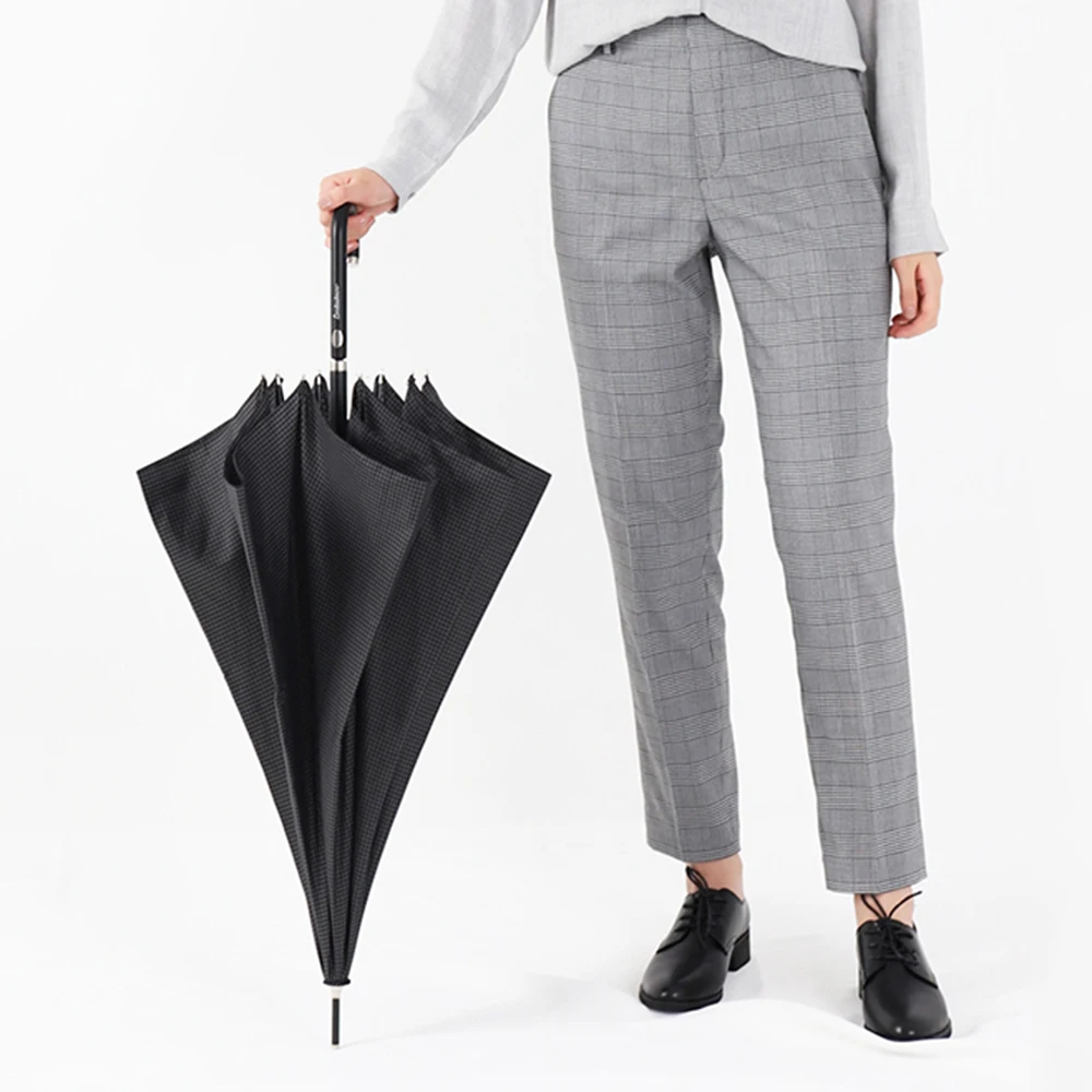 Новое поступление длинный зонт от дождя женский ветрозащитный 8 ребер клюшка для