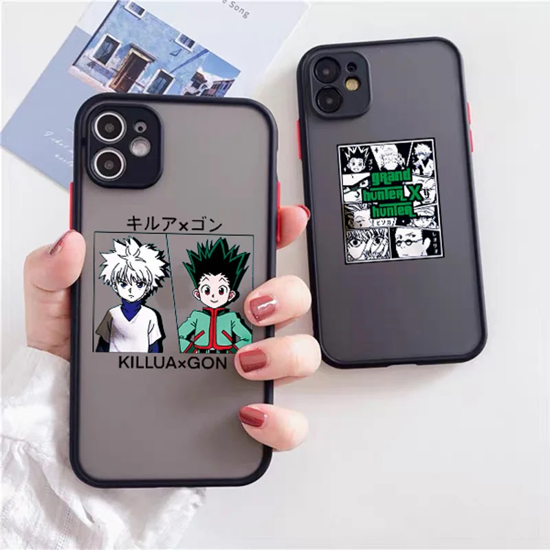 Anime Phone Case for IPhone X XS MAX XR 14 12 13 mini 11 Pro Max 7 8 6s Plus SE2 Hunter X Hunter Killua Zoldyck Hard Matte Cover