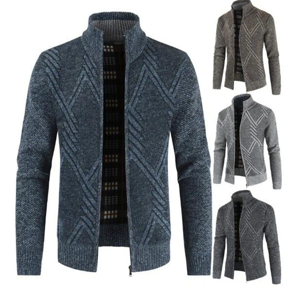 

Осенне-зимняя одежда, новинка, мужская куртка, повседневный модный трендовый кардиган, свитер, теплые куртки, пальто, верхняя одежда