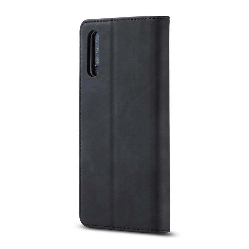 Coque A20 A40 A50 A70 аксессуары для телефона пара простой модный флип Бумажник кожаный