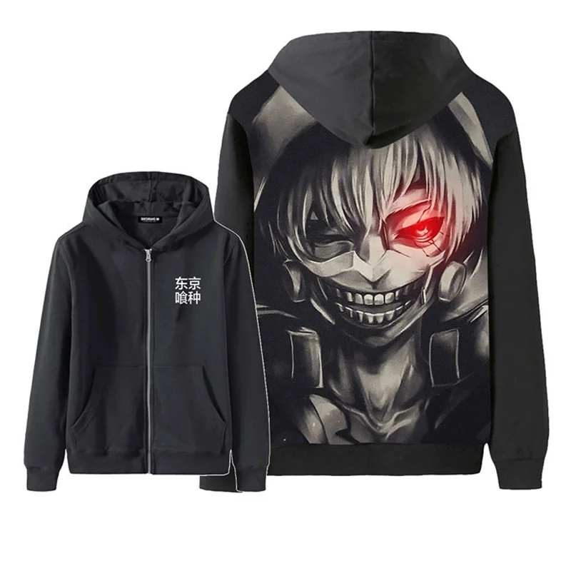 

Tokyo Ghoul Hoodies Cosplay Costume Anime Sweatshirts Winter Jackets Coats
