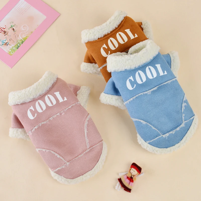 Теплая одежда для домашних собак плотное пальто собаки щенка животных маленьких