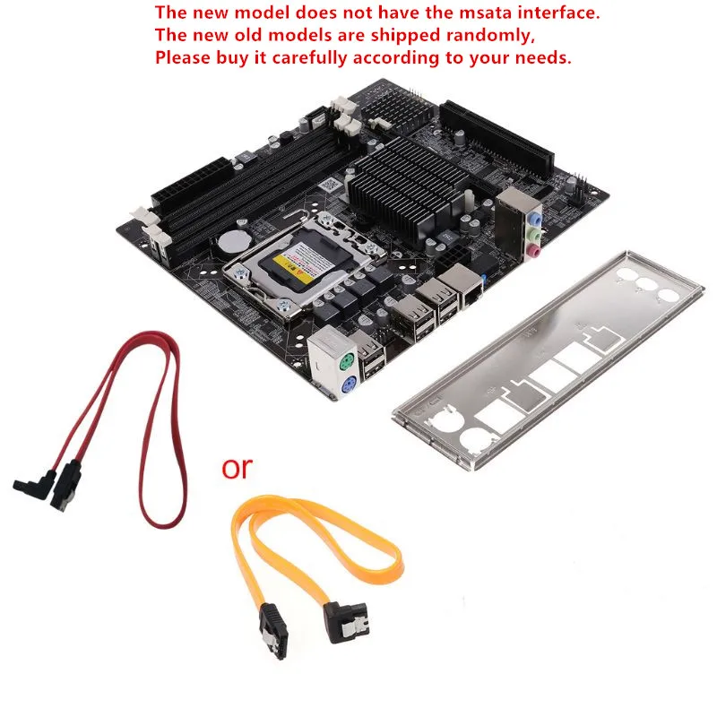 Deek-Robot X58 настольная материнская плата LGA 1366 Pin DDR3 компьютерная материнская плата для L/E5520 X5650 RECC без интерфейса msata