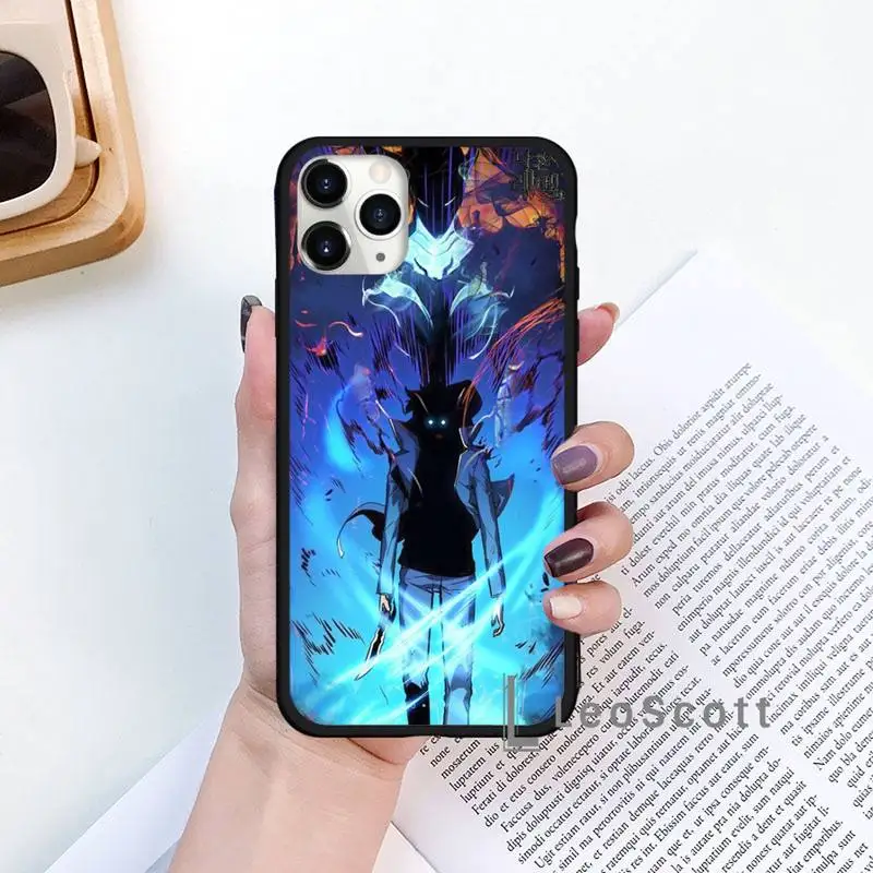 

Anime solo leveling Phone Case for iPhone 11 12 mini pro XS MAX 8 7 6 6S Plus X 5S SE 2020 XR
