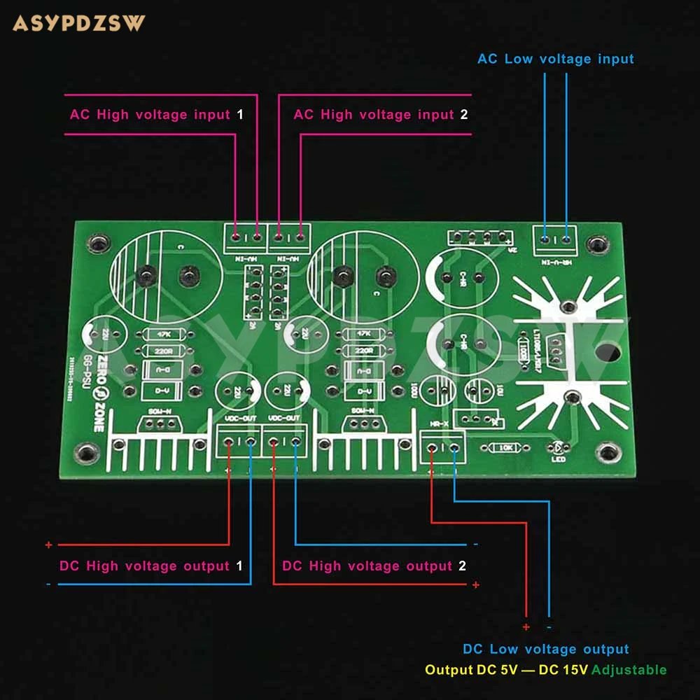 GG PSU Ground Grid gg трубчатый предусилитель двойное Высокое напряжение + регулятор