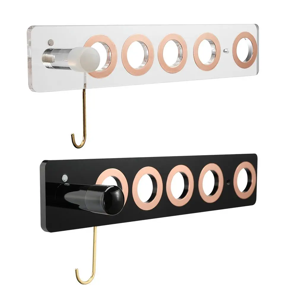 Настенный держатель для фена подставка фен кронштейн без гвоздей стойка