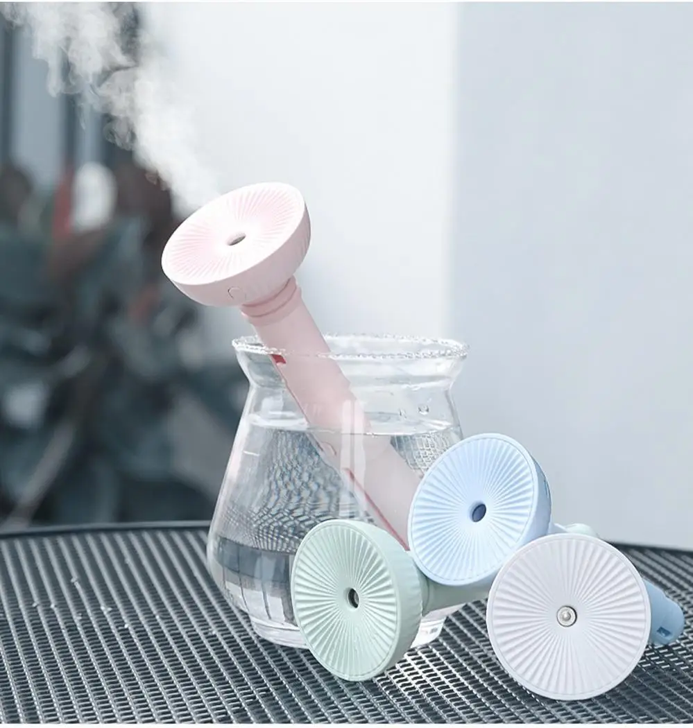 Телескопический USB увлажнитель портативный Mute грибные приборы для дома офиса 6-12H