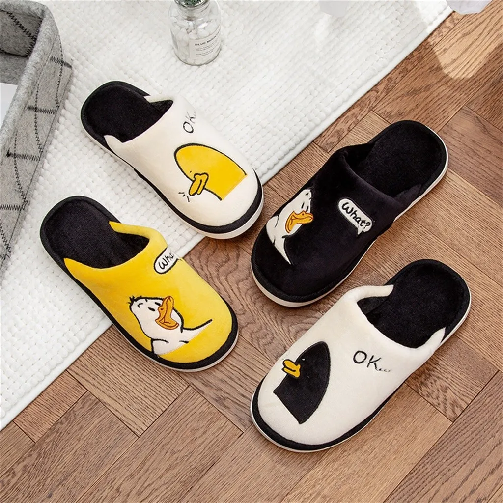 Зимняя мужская обувь на плоской подошве и платформе теплая Домашняя Милые