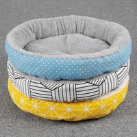 55cm dog beds for small dogs cushion cat bed basket cotton warm sofa for puppy cats dog accessories winter house pet supplies