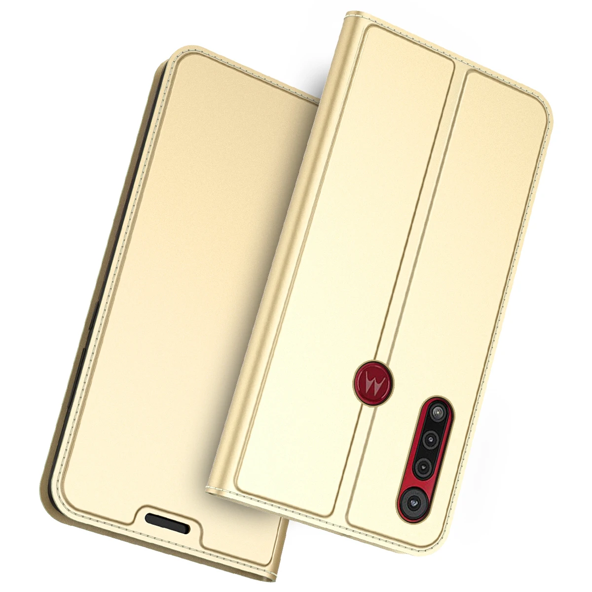 Для Motorola Moto G8 Plus, чехол из искусственной кожи, ультра тонкий магнитный флип-чехол с подставкой, защитный чехол-кошелек для Moto G8 Plus, чехол со слотом для карт