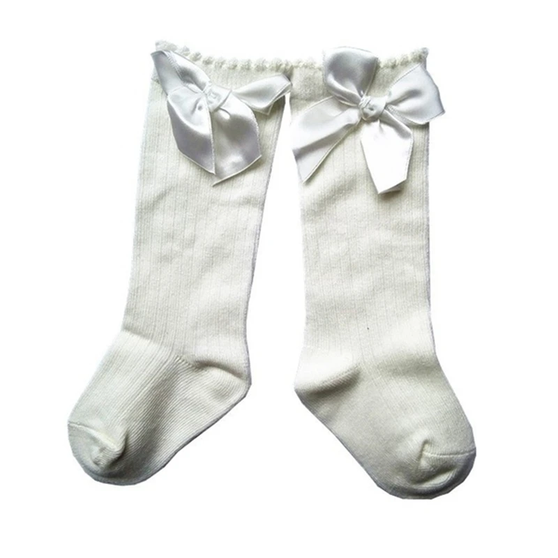 

Newborn Baby Girls Socks Summer Spring Mesh Socks Kids Bow Knee High Long Tube Sock Sokken Princess Infant Baby Socks Calcetines