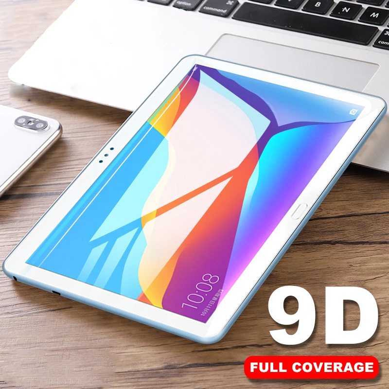 Защитная пленка 9D для Huawei MediaPad M5 Lite Pro 10 8 4 M3 1 изогнутая закаленная стеклянная T5 T3