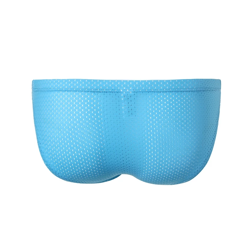 Мужские сетчатые дышащие трусы для геев выпуклые нижнее белье с мешочком пениса