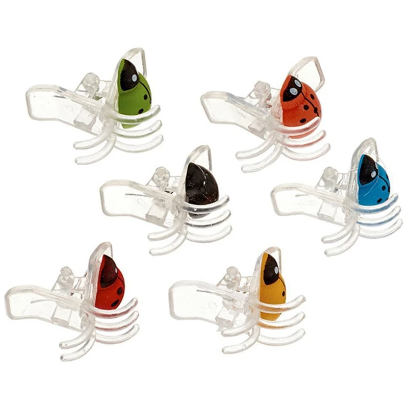 

30 Pcs Orchid Clips, Ladybug Plant Clips, Garden Support Clips Durable Plant Flower Stem Clips,Garden Tomato Trellis Clips