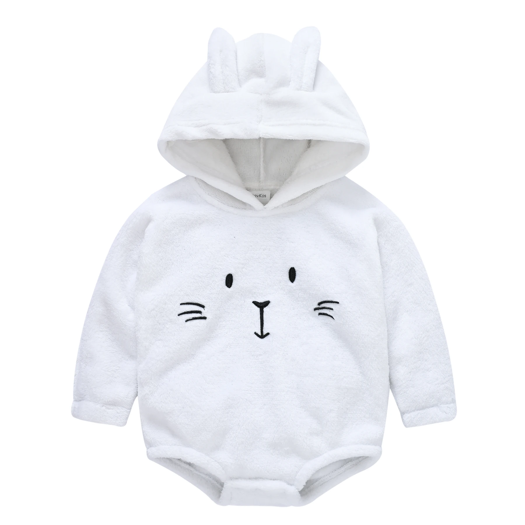 

Velvet Warm New Toddler Baby Hoodies 0-18M Ropas bebe de Cute Newborn Baby Bodysuits Unisex Jumpsuit Hooded Infant Baby Overalls