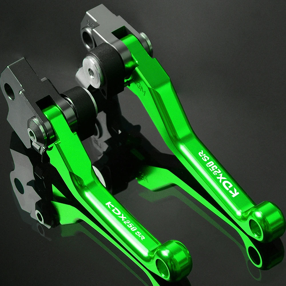 

Motorcycle Dirt Pit Bike Motocross CNC Aluminum Pivot Brake Clutch Levers For Kawasaki KDX250SR 1992 1993 1994 KDX 250SR 250 SR