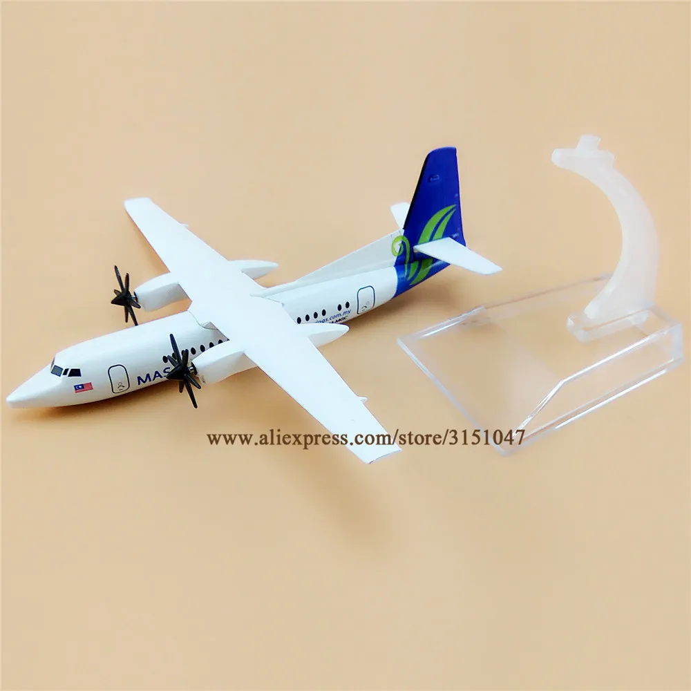16 см Air Malaysian MAS Wings MASWings Fok Fokker 50 Airways Airlines металлический сплав модель самолета