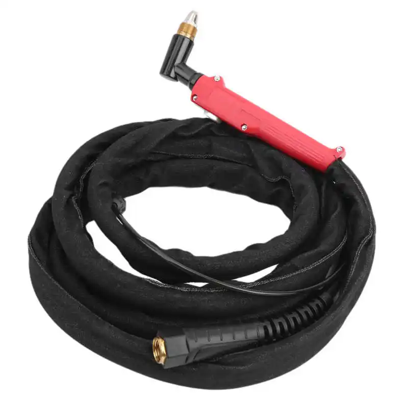 

Tig Accessories Plasma Cutter Torch Air Cutting Gun Machine with Red Handle ABS Electronic Welding Tools AG-60 Flamethrower