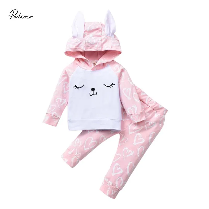 2 шт. детский топ с капюшоном и длинными рукавами|Комплекты одежды| |