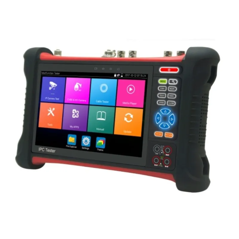 DHL Бесплатная X7 H.265 4 к ip камера тестер 8MP TVI CVI AHD SDI CVBS CCTV монитор с TDR кабель