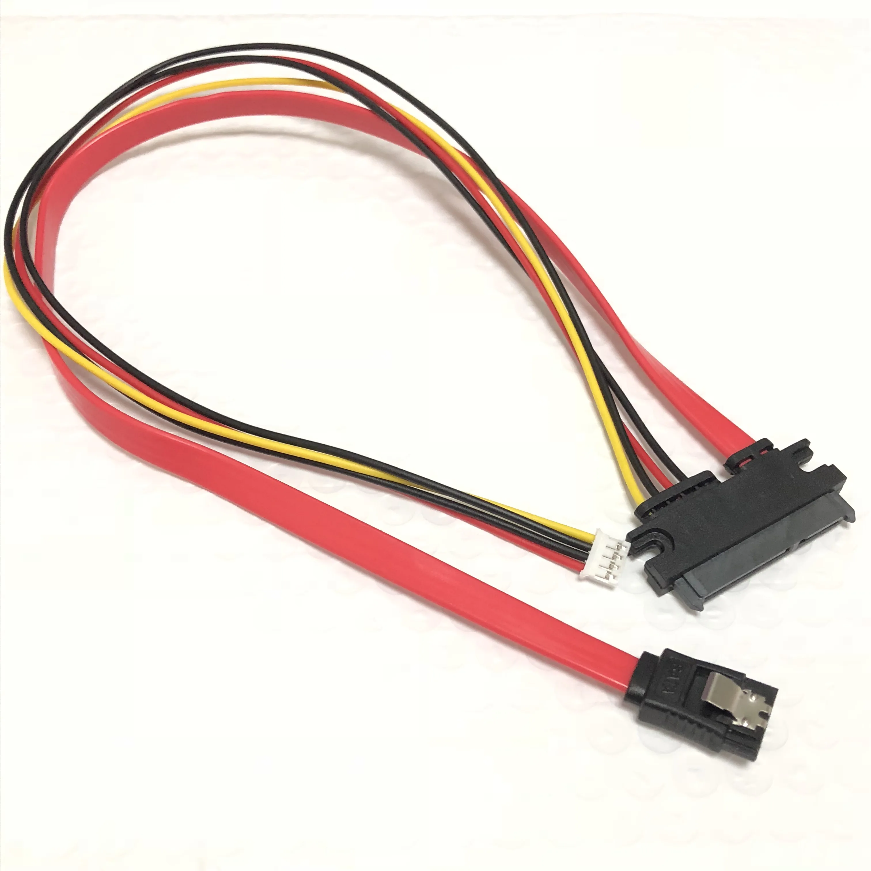 Кабель питания SATA для жесткого диска Mini Small 4Pin PH2.0 + L Type 90 градусов с шрапнелью на